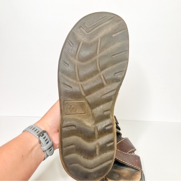 VTG Y2K Dr. Martens Chunky Fisherman Sandals Brown Leather Size 10 MadeinEngland - Picture 6 of 7